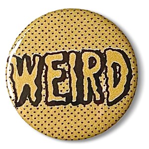 Schräge Anstecker Brosche mit 25 mm Knopf