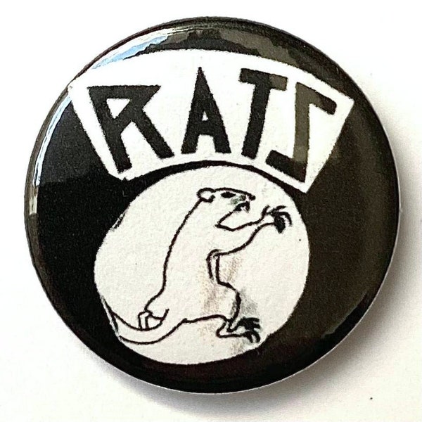 Ratz badge brooch pin 25mm new