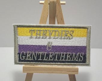 THEYdies & GenthleTHEMS - Aufnäher Non Binary Pride Flagge