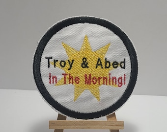 TROY & ABED In The Morning - Community TV Show Meme Embroidered  Patch