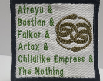 NEVERENDING STORY 1984 film geborduurde opnaaipatch meme