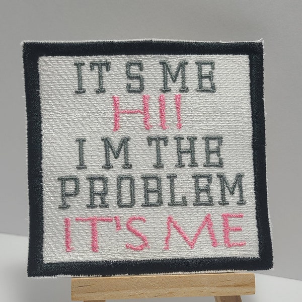 ANTI HERO Lyrics Quote Taylor Swift Swiftie Embroidered Sew-On Patch Meme