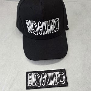 NKOTB - "BLOCKHEAD" - New Kids On The Block Fan - Embroidered Trucker Style Hat or Embroidered Glitter Patch