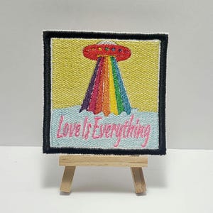 KESHA - Spaceship "Love Is Everything" Rainbow Album UFO Lyrics Embroidered Patch
