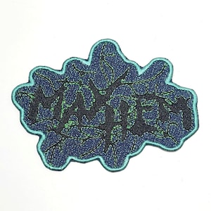 MAYHEM - Ldy Gga - MAYHEM Merch Tshirt Font -  Embroidered Patch