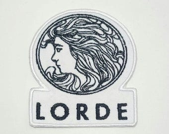 Lorde Pure Heroine Logo - Pure Heroine Album -  Embroidered Patch