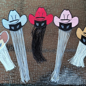 Orville Peck - Fringe Embroidered Patch- Fanart - Cowboy Hat - Masked - LGBTQIA+