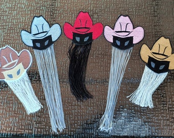 Orville Peck - Fringe Embroidered Patch- Fanart - Cowboy Hat - Masked - LGBTQIA+
