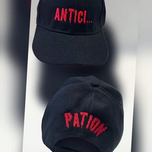 ANTICI... PATION - Haftowana czapka - Kultowy cytat z Rocky Horror Picture Show