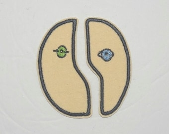 Orgin Of Love - Hansel &quot;My Other Half&quot; - Hedwig And The Angry Inch Embroidered Patch Set
