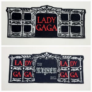 The Mayhem Ball Opera House - L@dy Gaga - Escenario/Escenografía - Parche bordado - Aplique de 9,5 x 4 pulgadas
