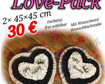 Love-Pack Geschenk zum Valentinstag Jahrestag Hochzeitstag Personalisierbar Wunschfarbe(n)