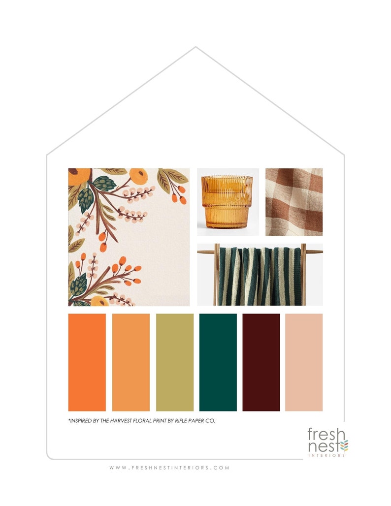 Autumn Paint Color Palette Sherwin Williams Paint Palette Harvest