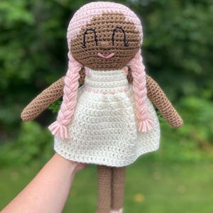 Handmade Crochet Doll: Soft Cuddly Toy for Babies