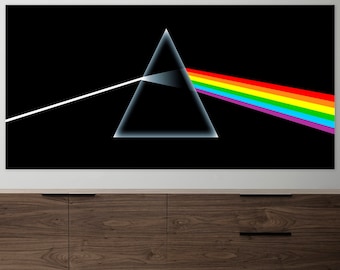 Pink Floyd Canvas, Huge Canvas Art, Iconic Wall Art, Musical Art, Rock Band, Pink Floyd Canvas Wall Art, Dark Side of The Moon Canvas