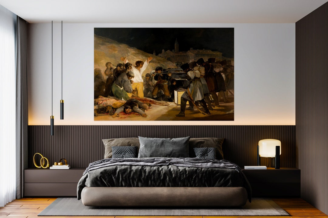 The Third of May 1808 Wall Decor, Francisco Goya Canvas Wall Art, Large