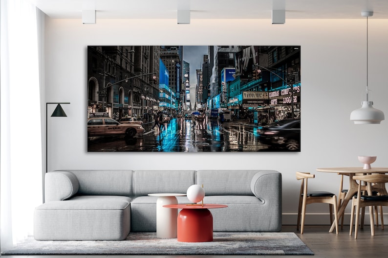 New York City Canvas, Cityscape Canvas, Huge Canvas Art, City Wall Art