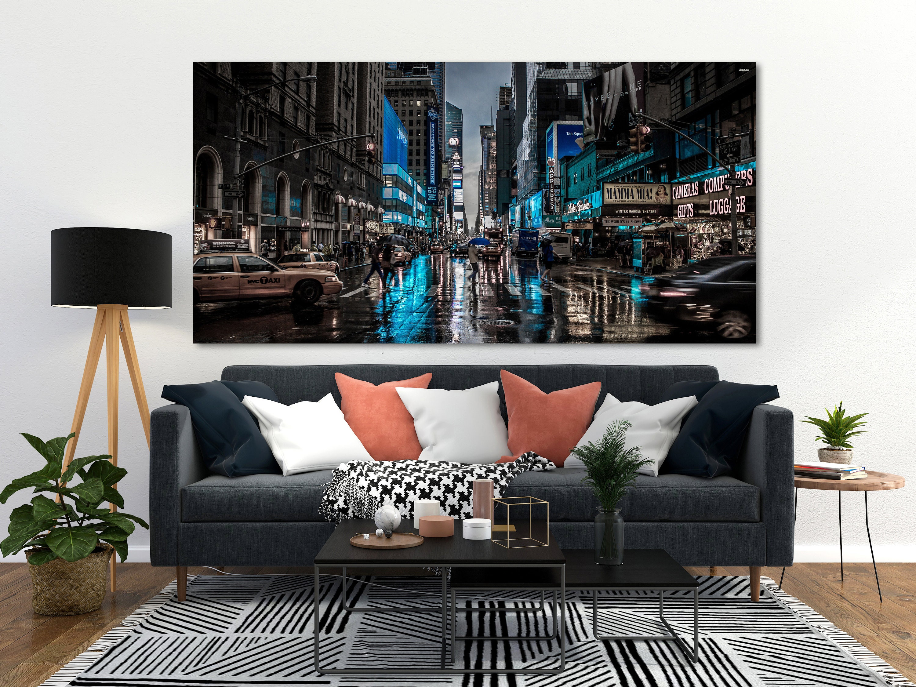 New York City Canvas, Cityscape Canvas, Huge Canvas Art, City Wall Art