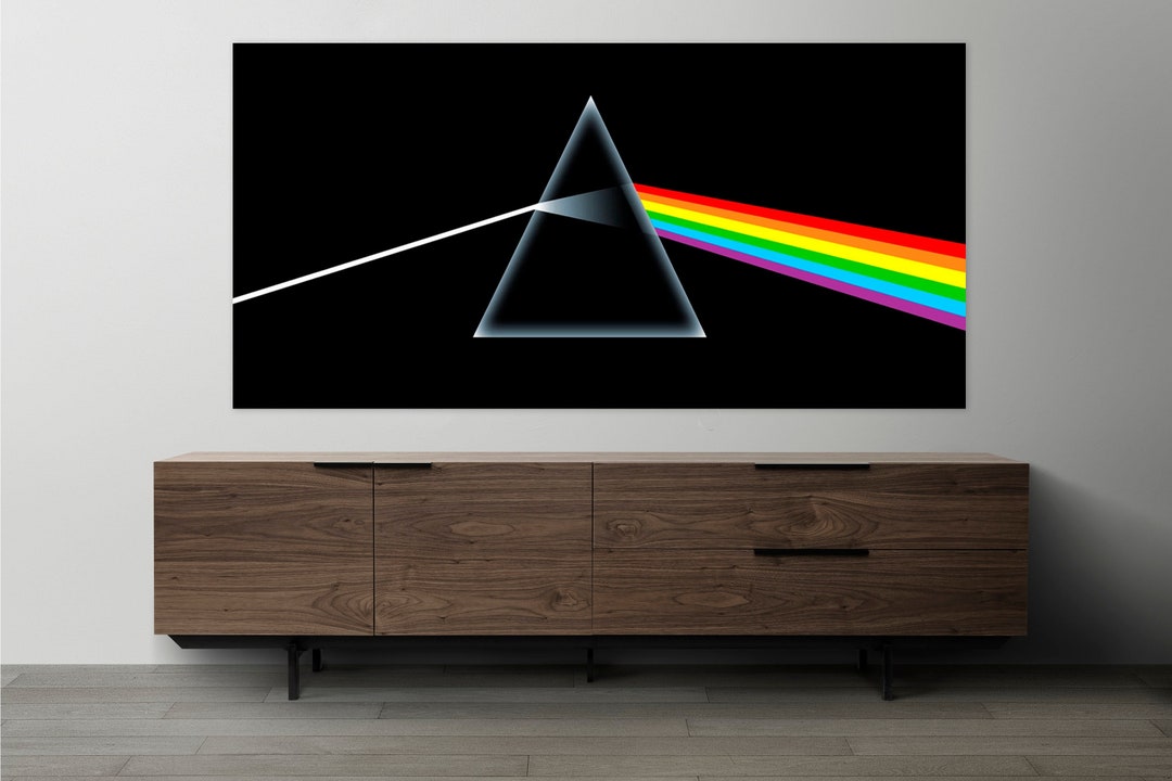 Pink Floyd Canvas, Huge Canvas Art, Iconic Wall Art, Musical Art, Rock