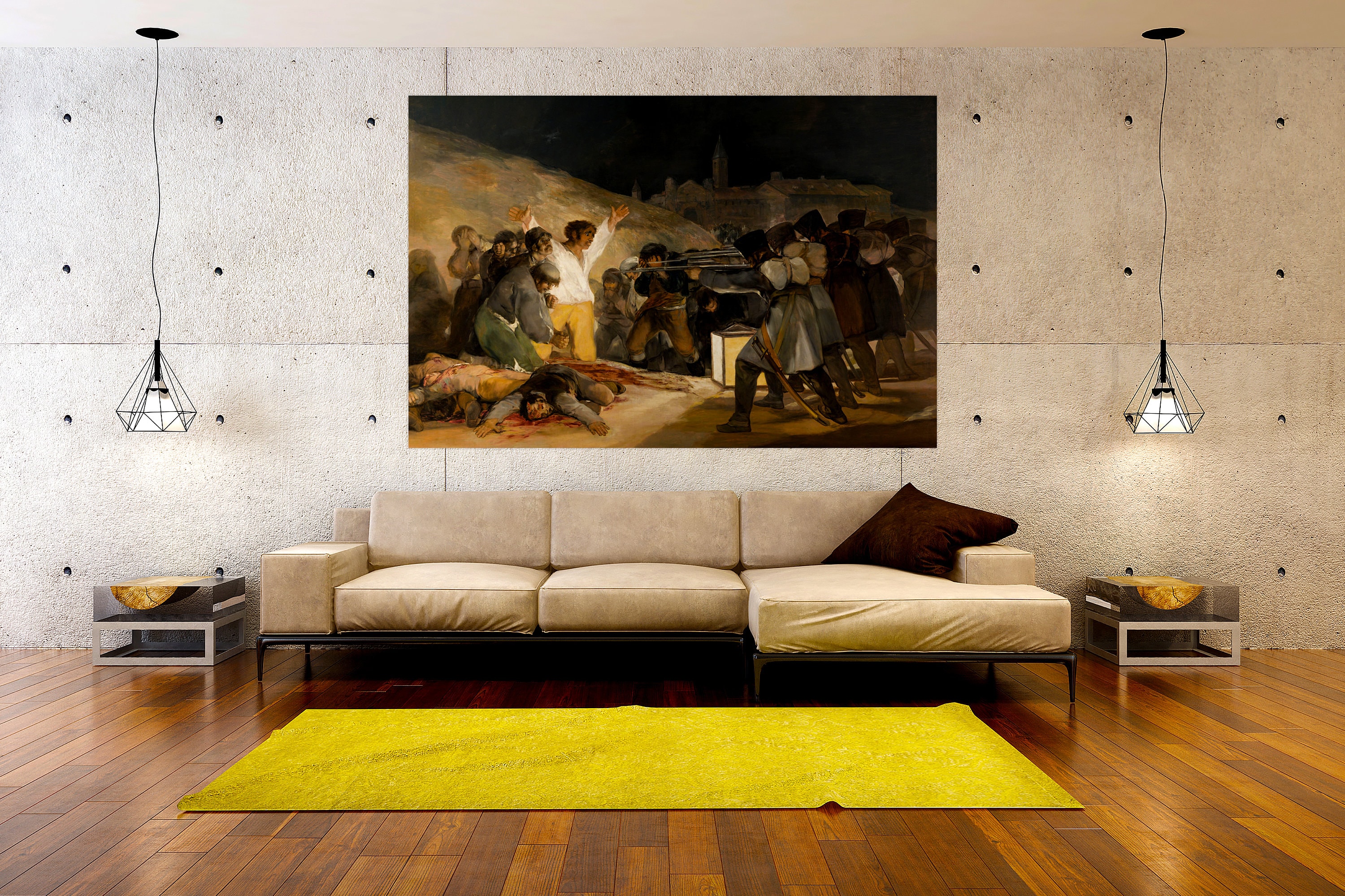 The Third of May 1808 Wall Decor, Francisco Goya Canvas Wall Art, Large