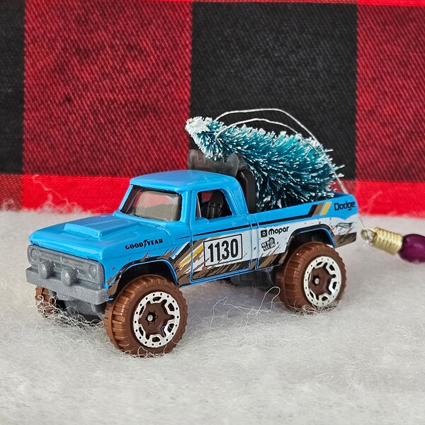 Dodge truck christmas tree ornament