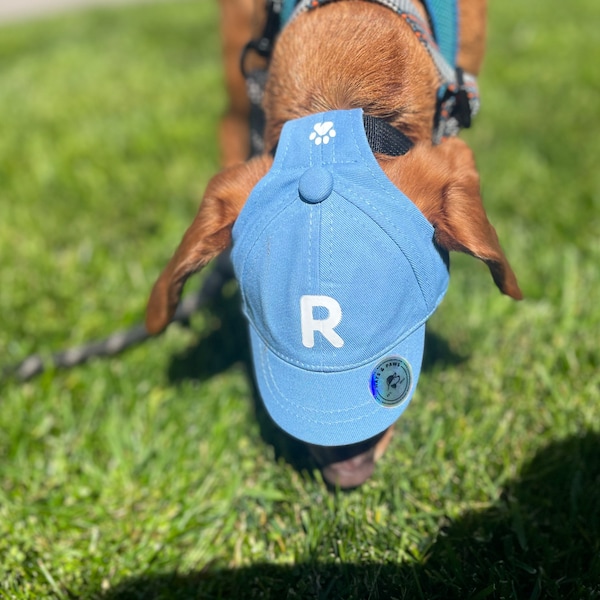 Chapeau pour chien Monogram – Casquette de baseball personnalisée pour chien