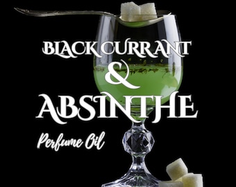 BLACK CURRANT & ABSINTHE - Fragrance Oil - Roll On Perfume Oil, Earthy, Woody, Nature Fragrance, Unisex Fragrance, Green Fairy, Absinthe