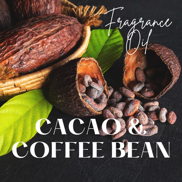 Cacao Coffee Bean - FRAGRANCE OIL - Roll On Perfume Oil, Sweet fragrance, Foodie, Gourmand, Coffee Scent, Chocolate Scented, Dessert Scent