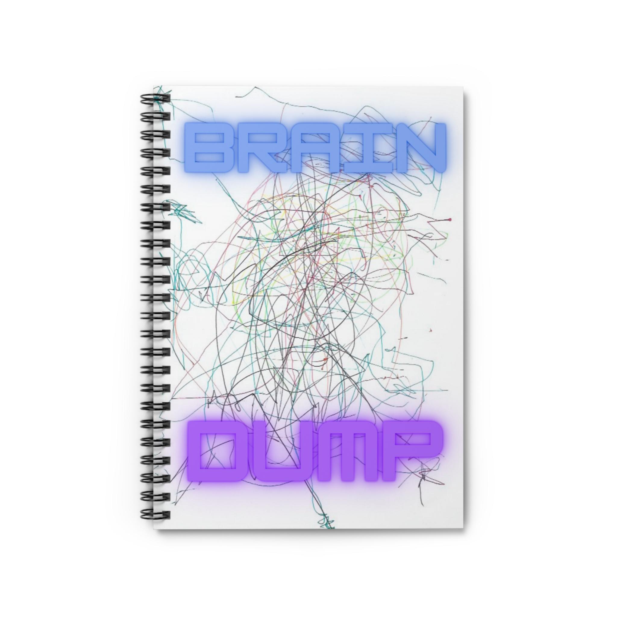 Brain Dump - Spiral Notebook - Ruled Line - Etsy