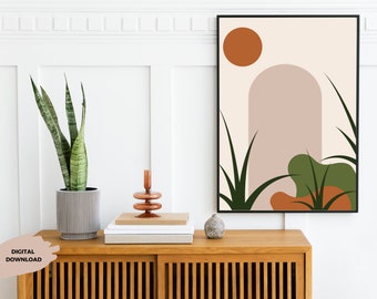 Boho Abstract Wall Art Prints, Boho Wall Art, Digital Download, Boho Printable Wall Art, Wall Art Abstract Boho, Boho Decor, Boho Print