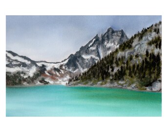 BC Art Prints / Gifts for Nature Lovers / Home Decor Nature Theme Wall Art / Outdoorsy Gifts British Columbia Landscape Art / Lakes