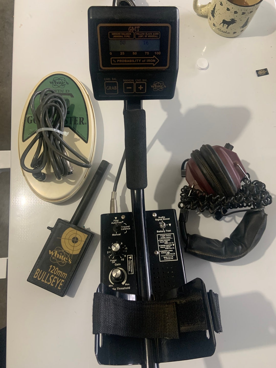 Whites GMT Gold Metal Detector With RARE Hot Foot Coil Etsy