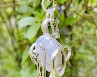 Vintage Sterling Silver Fork Necklace