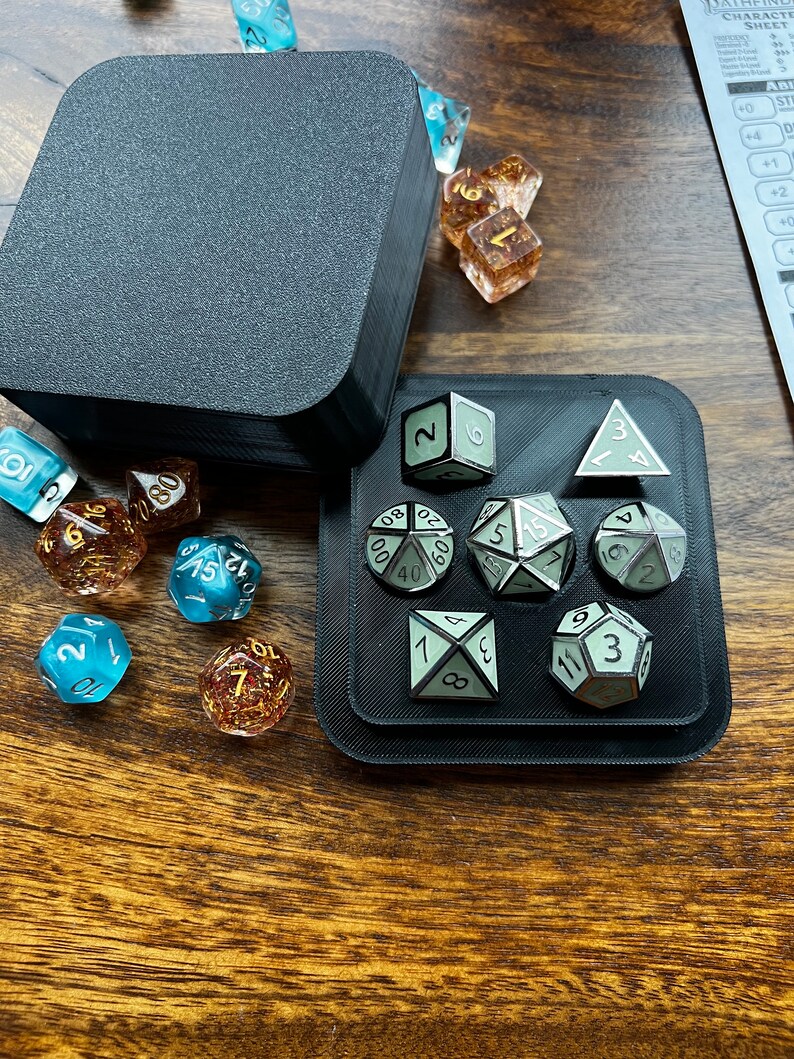 Custom 3D Printed Dice Box Rolling Tray Etsy