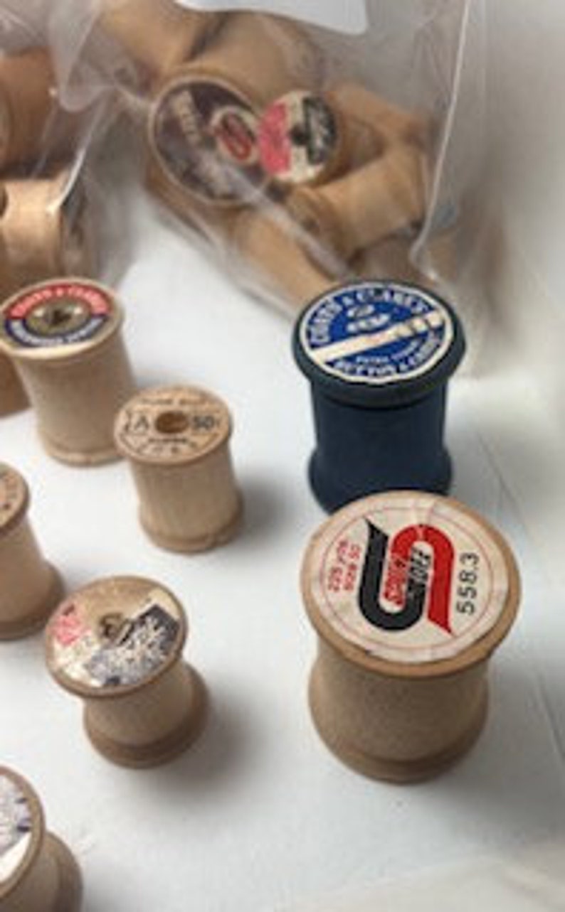 Spools; Wooden Thread Spools - Etsy