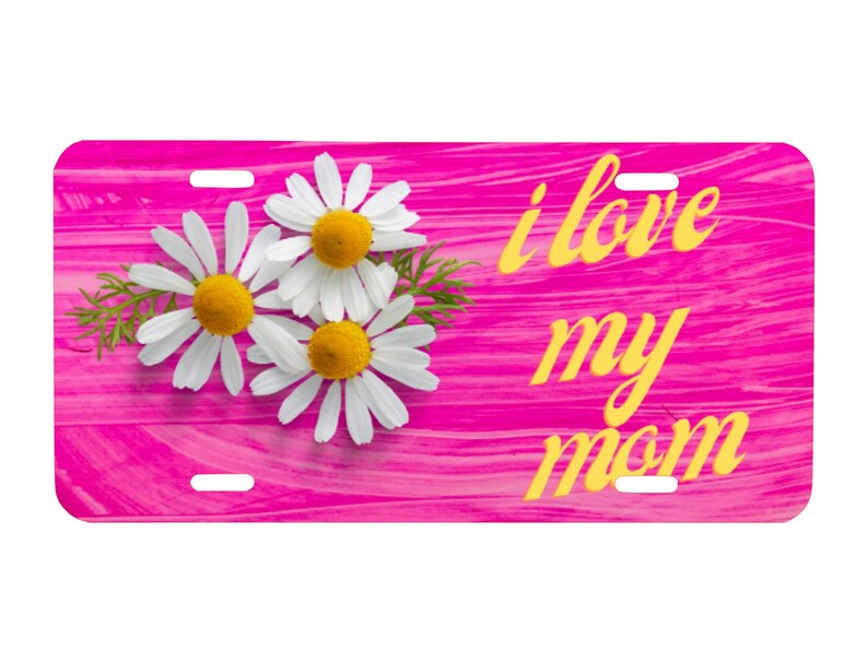 MOM License Plate Etsy