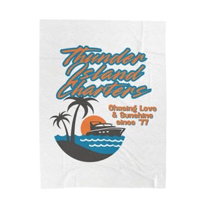 Love Yacht Rock, manta Thunder Island, cobertor de pelúcia de veludo