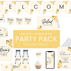 Bridal Shower Bundle | Boho Floral Bridal Shower Theme Invitations Games and Decor | Everything You Need to Throw a Beautiful and Fun Shower
