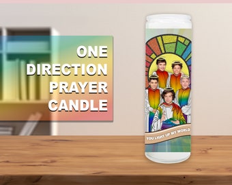 One Direction Prayer Candle
