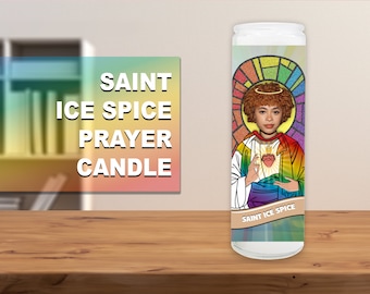 Saint Ice Spice Prayer Candle