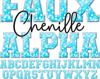 Christmas Faux Chenille Letters PNG, Christmas Alphabet, Faux Chenille Patch, Alpha Doodle, Varsity Patches, Glitter, Alpha Pack 4FC