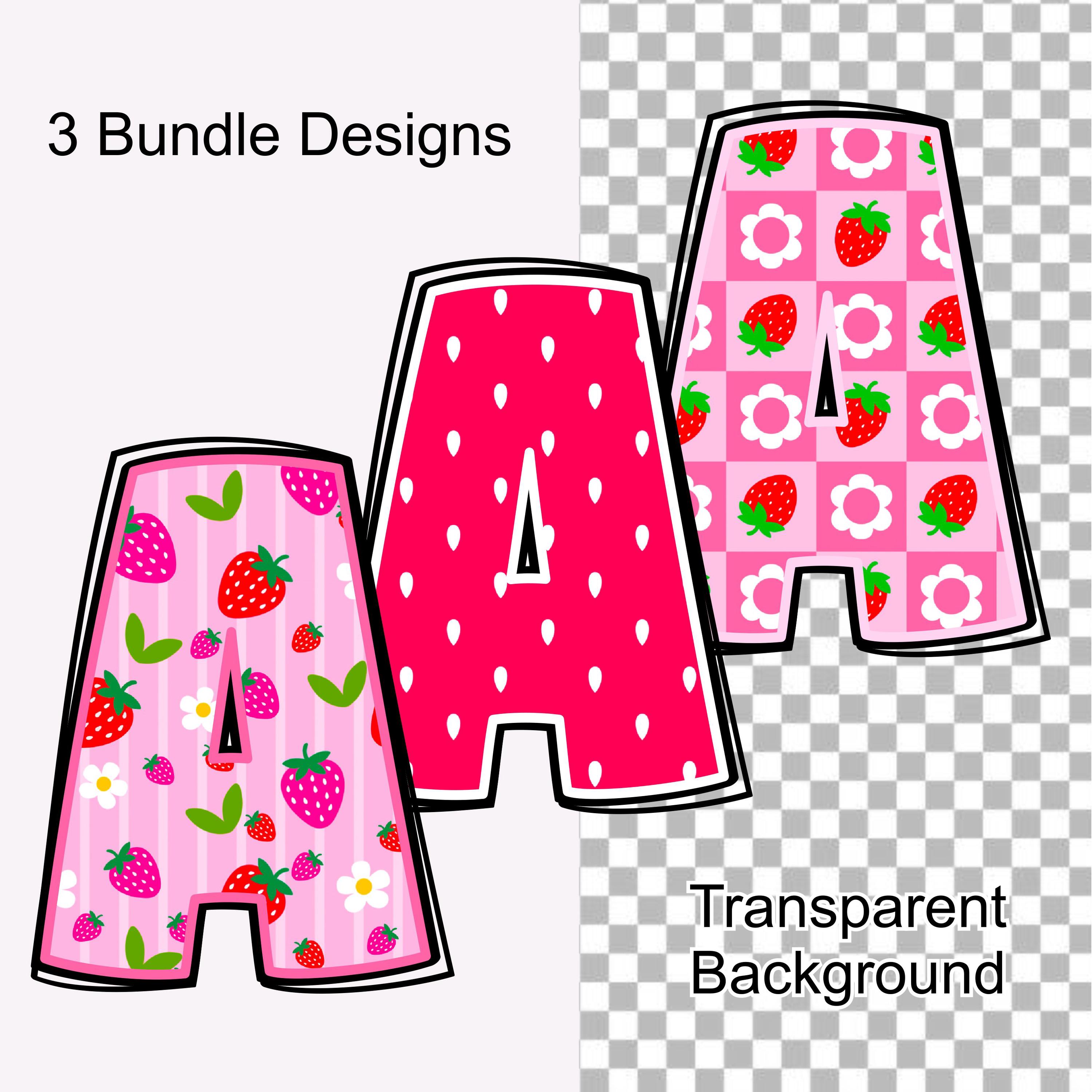 Summer Alphabet Bundle PNG, Summer Letters, PNG Letters, Summer ...