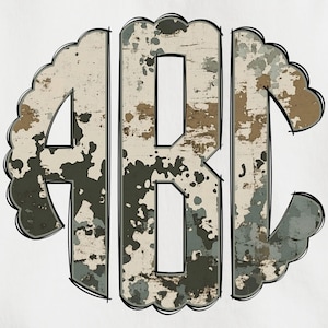 Camouflage Monogram PNG,  Camouflage Monogram, Alpha Doodle, Monogram, Army Camo, Army Alpha Monogram, Army Round Monogram, Monogram CS 37