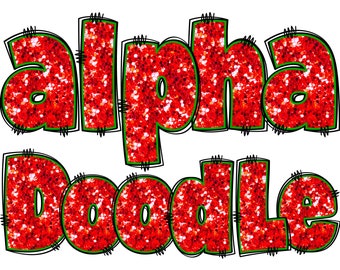 Christmas Red Sequin Alphabet PNG, Christmas, Red Sequin Alphabet, Alpha Doodle, Glitter Letters, Red Sequin Doodle, Alpha Pack, Doodle 30A