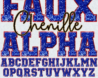 Christmas Faux Chenille Letters PNG, Christmas Glitter, Faux Chenille Patch, Alpha Doodle, Varsity Patches, Glitters, Alpha Pack 2FC