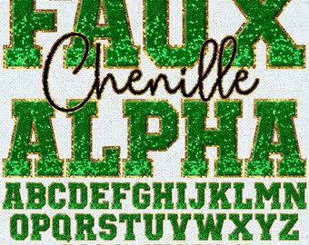 Lettres de Noël en fausse chenille PNG, paillettes de Noël, patch en fausse chenille, Alpha Doodle, patchs universitaires, paillettes, Alpha Pack 2FC