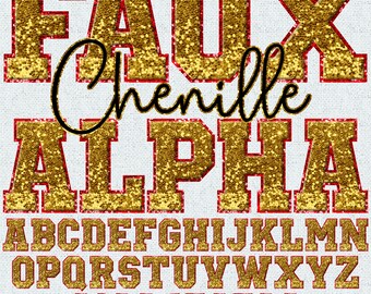 Lettres de Noël en fausse chenille PNG, paillettes de Noël, patch en fausse chenille, Alpha Doodle, patchs universitaires, paillettes, Alpha Pack 2FC