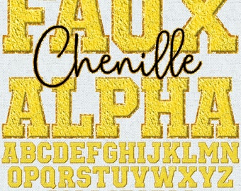 Faux Chenille Alphabet PNG, Varsity Letters Patches, Pastel Color Faux Chenille Printable Letters, Easter Spring Letters, Alpha Pack 3FC