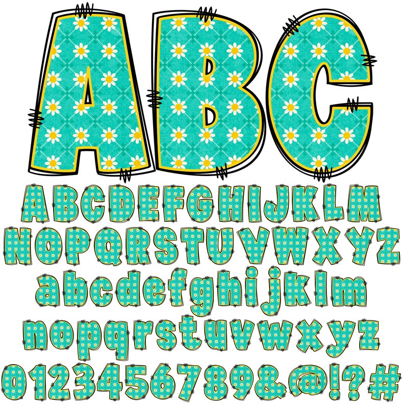 Letter Pattern Easter Easter Alphabet Bundle PNG, Easter Letters , PNG Letters, Easter Alpha ...