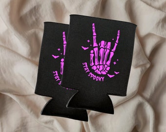Halloween | Can Coolers | Skeleton | Spooky | Halloween Koozies | Party Favor | Party Decor | Fall Decor | Spooky Season | Cozie